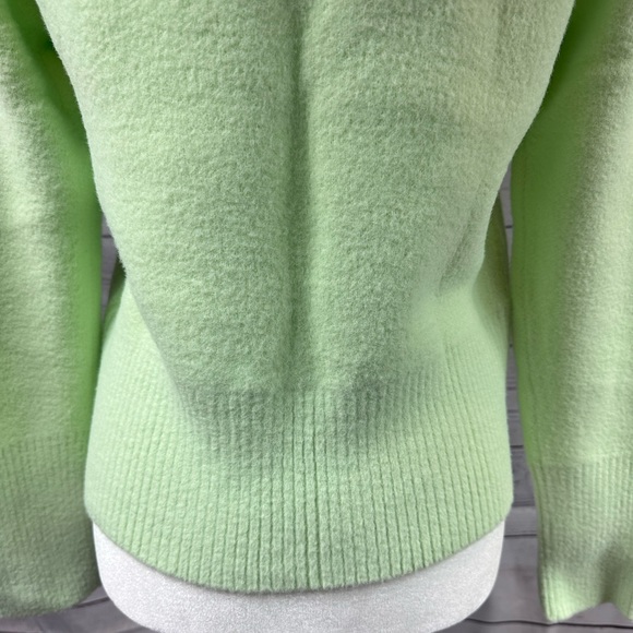 Zara NWOT Soft Green High Mock Neck Sweater - XL - Picture 6 of 7